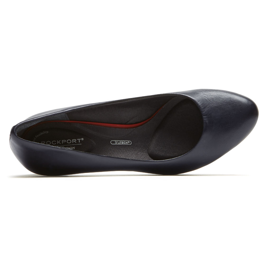 Rockport Pumps Dam Marinblå - Total Motion Leah - YDHNA3527